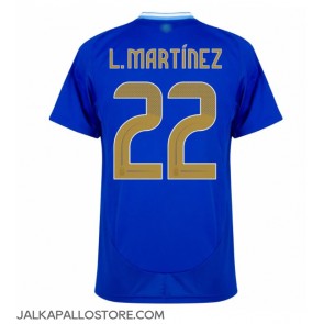 Argentiina Lautaro Martinez #22 Vieraspaita Copa America 2024 Lyhythihainen